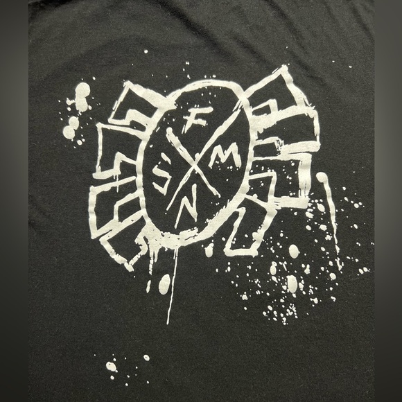 Spider-Man Spider-Punk T-Shirt Men’s Medium Black Marvel Across Spider-Verse Tee - Picture 6 of 6